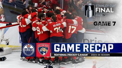 Gm 7: Oilers @ Panthers 6/24 .